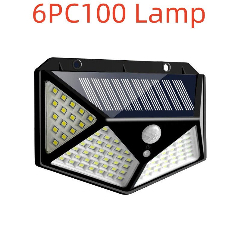 100LED Solar-Wandleuchte
