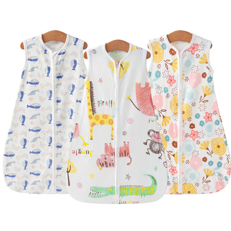 Neugeborenen Sommer Weste Schlafsack Baby Anti-kick Quilt