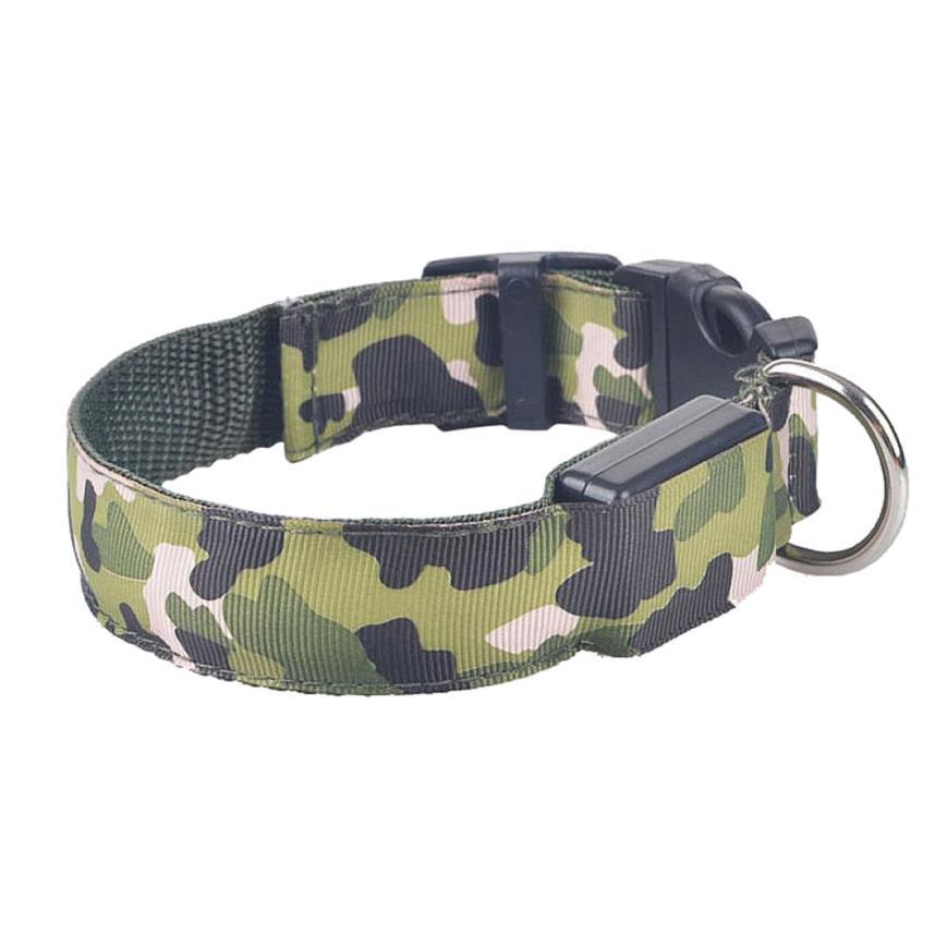 Camouflage pet supplies luminous dog collar - X2-Shopping