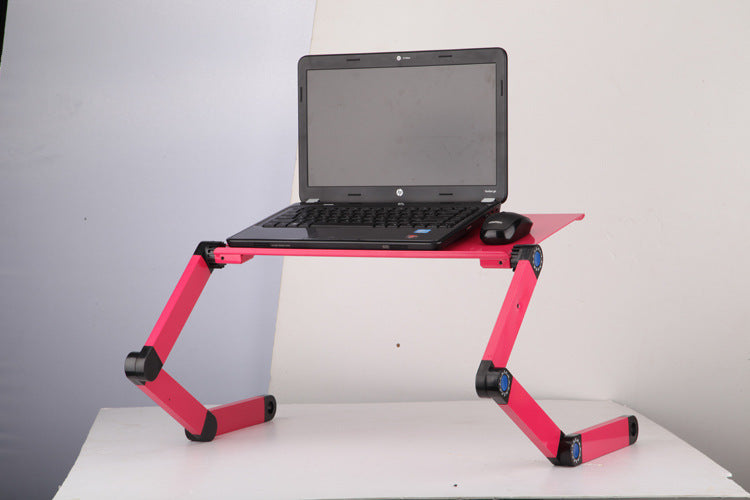 حامل طاولة كمبيوتر محمول بتصميم مريح وقابل للطي وقابل للتعديل، مناسب لأجهزة Ultrabook أو Netbook أو الأجهزة اللوحية مع لوحة ماوس