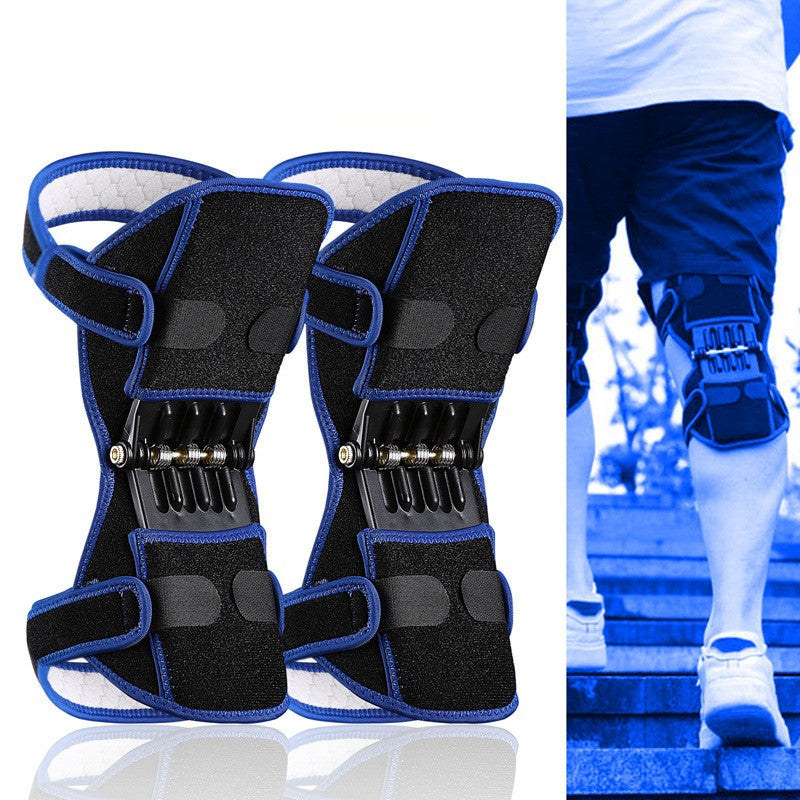 Hochwertige Knieorthese Patella Booster Spring Knieorthese Unterstützung für Bergsteigen Squat Sports Knee Booster