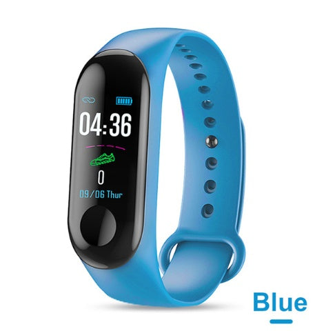 Kompatibel mit Smart-Armband, Herzfrequenz- und Blutdruckmessgerät, Schrittinformationen, Push-Smart-Erinnerung, Farbarmband