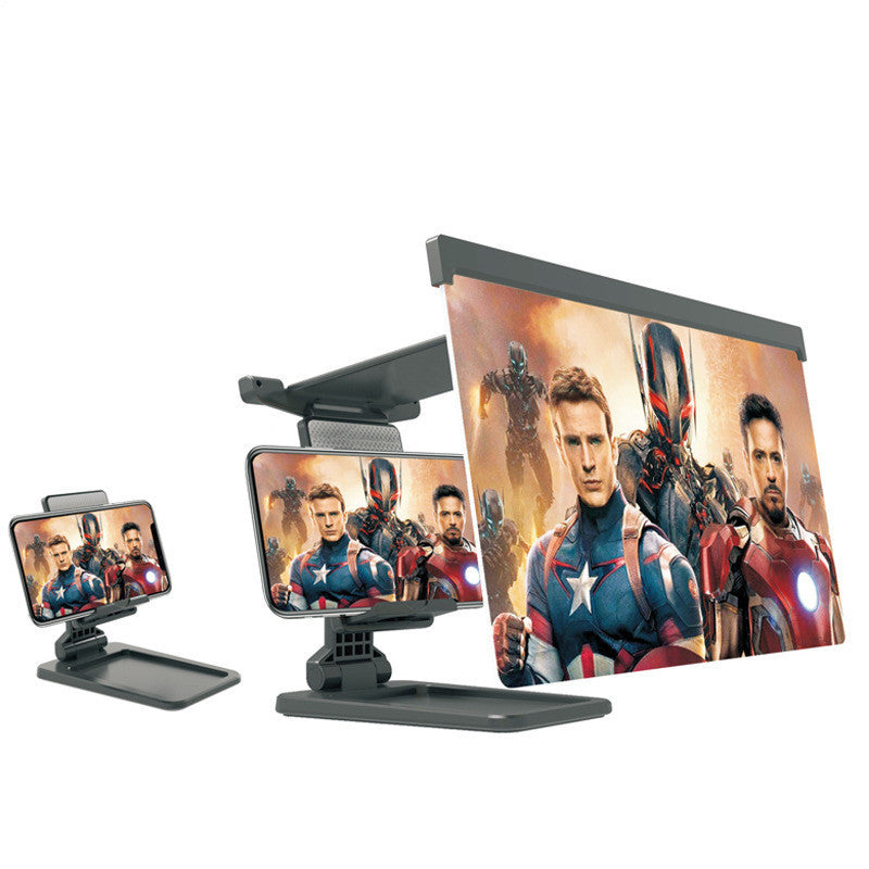 Handy-Bildschirmverstärker, ultraklarer 12-Zoll-Anti-Blaulicht-Multifunktions-faltbarer tragbarer Handy-Ständer-Bildschirmverstärker