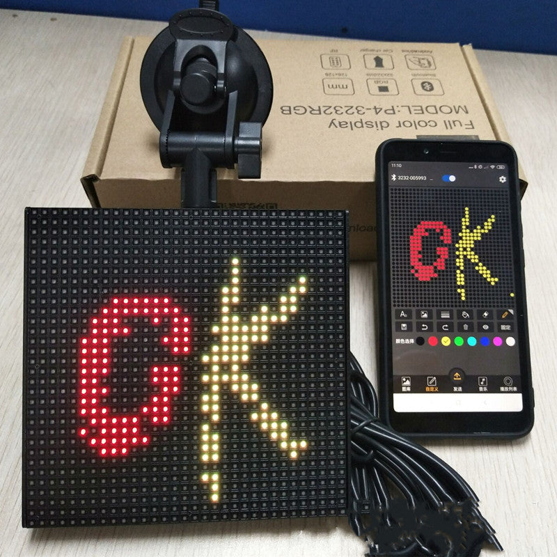 Vollfarbiges Bluetooth-Emoticon-LED-Display fürs Auto
