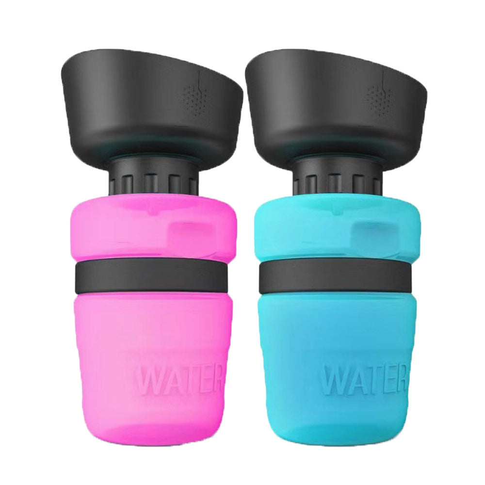Pet Outdoor Foldable Bottle Dog Travel Water Bottle Dog Water Dispenser - X2-Shopping