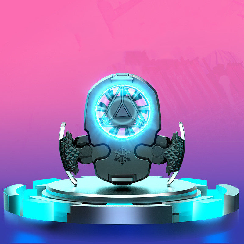 Kompatibel mit Apple, Multifunktions-Handy-USB-Spiel-Kühlsystem-Lüfter Gamepad-Halter Ständer Kühler für Telefon