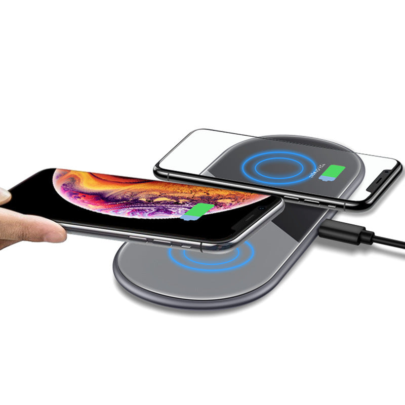 Drahtloses 2-in-1-Desktop-Ladegerät
