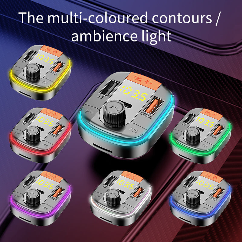 Auto MP3 Bluetooth Player PD QC3.0 Schnellladung Autoladegerät