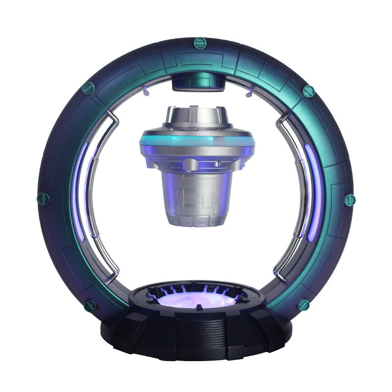 Magnetschwebebahn-Raumschiff UFO mit Magnetschwebebahn-Funktion Bluetooth-Lautsprecher mit Atemlicht