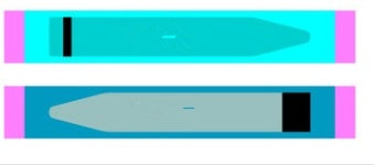 Handy-Akku-Kleber doppelseitiger Kleber leicht zu reißender Klebestift