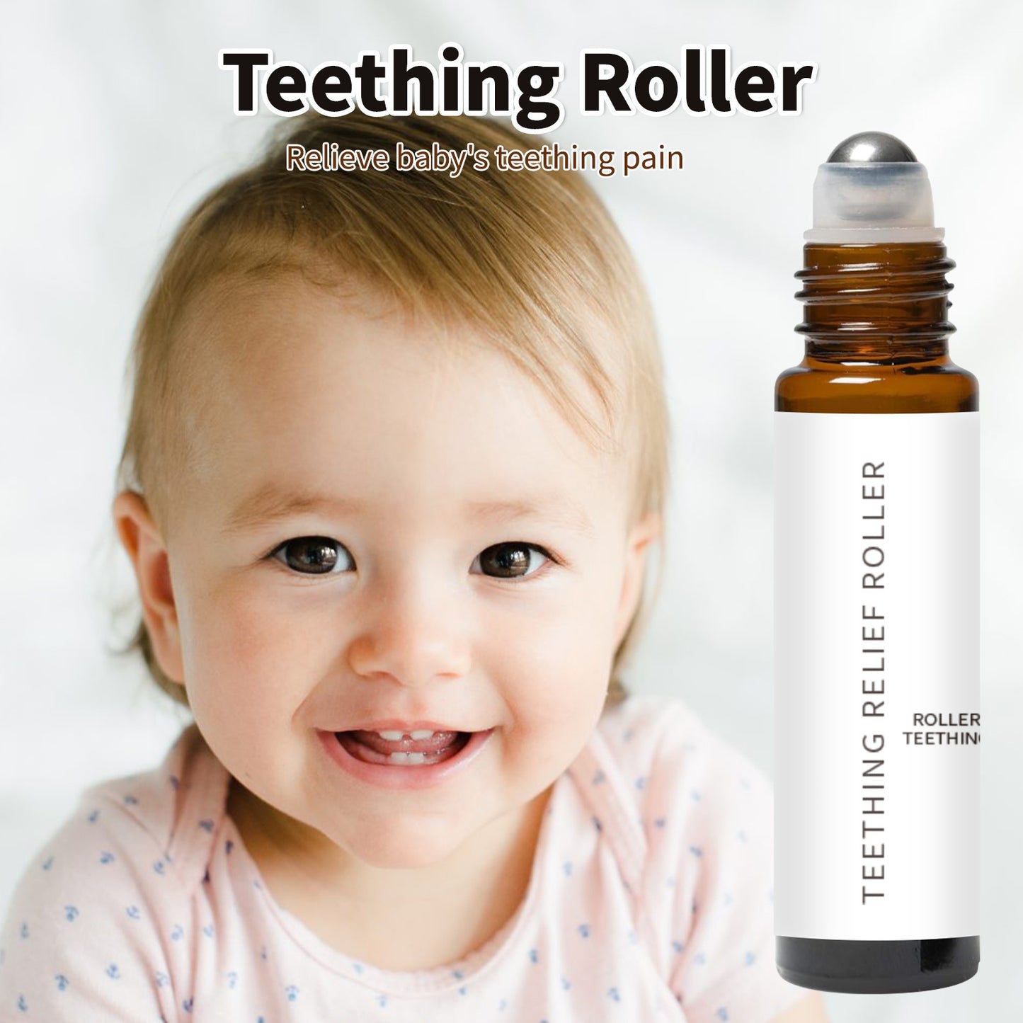 Baby Lindert Zahnungsschmerzen BabyTeethingOil Roller10ml