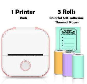Tragbarer Mini-Thermo-Etikettendrucker für zu Hause, Fotodrucker, Drucker für falsche Fragen, Bluetooth-kompatibel, Mini-Etikettendrucker, Preisschild