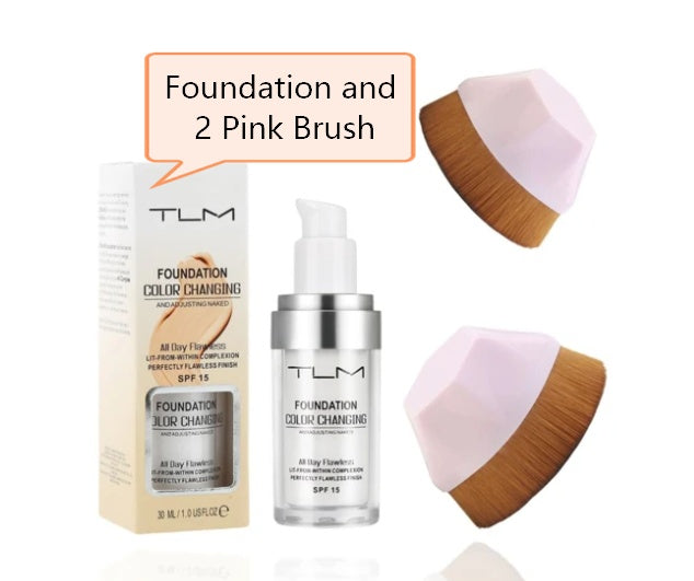 Temperatur Liquid Foundation Concealer Tragbare natürliche Farbe Make-up Foundation BB Concealer