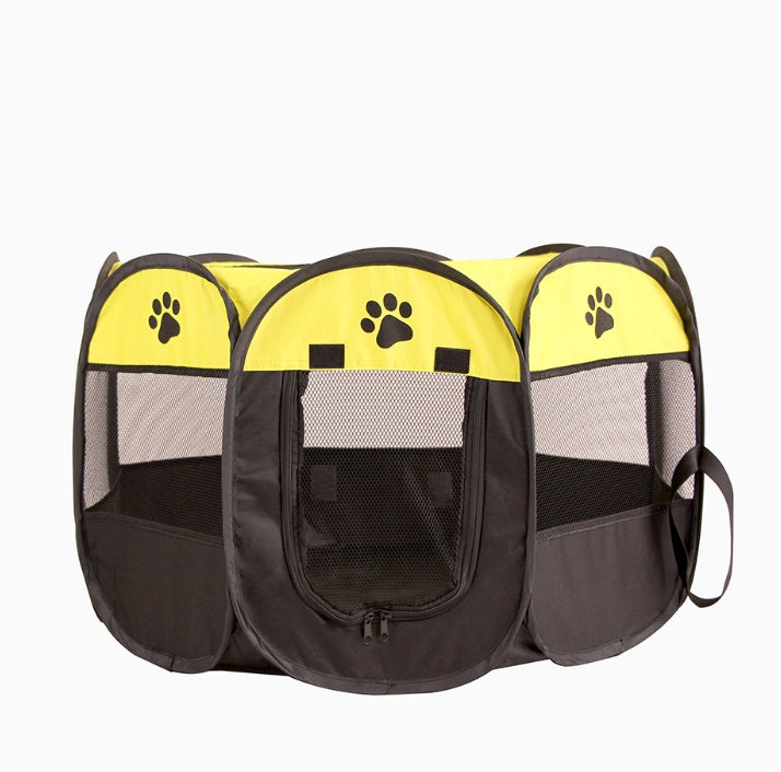 Fast folding octagonal pet fence, 600D Oxford cloth, waterproof and catching cat, dog cage, pet cage - X2-Shopping