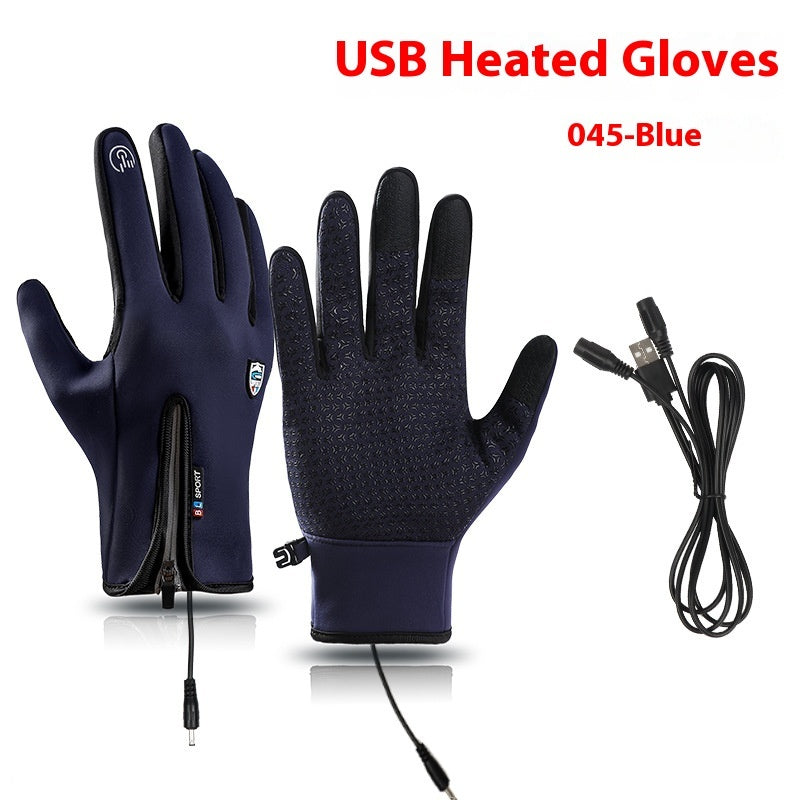 USB Elektrische Heizung Heizung Handschuhe Winter Im Freien Sport Skifahren Warme
