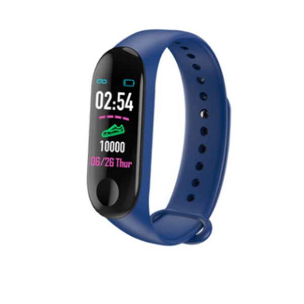Kompatibel mit Smart-Armband, Herzfrequenz- und Blutdruckmessgerät, Schrittinformationen, Push-Smart-Erinnerung, Farbarmband