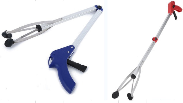 Klappbare Müllklammer aus Aluminiumlegierung, Auffanggerät für den Haushalt, Auffanggerät für Hygiene, Müllklammer, Gesundheitsclip