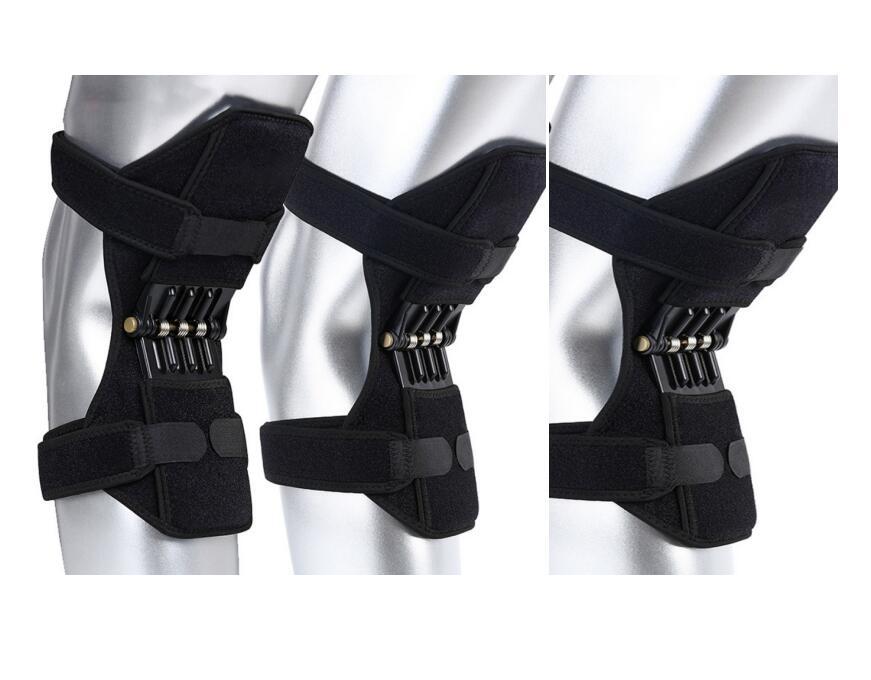 Hochwertige Knieorthese Patella Booster Spring Knieorthese Unterstützung für Bergsteigen Squat Sports Knee Booster