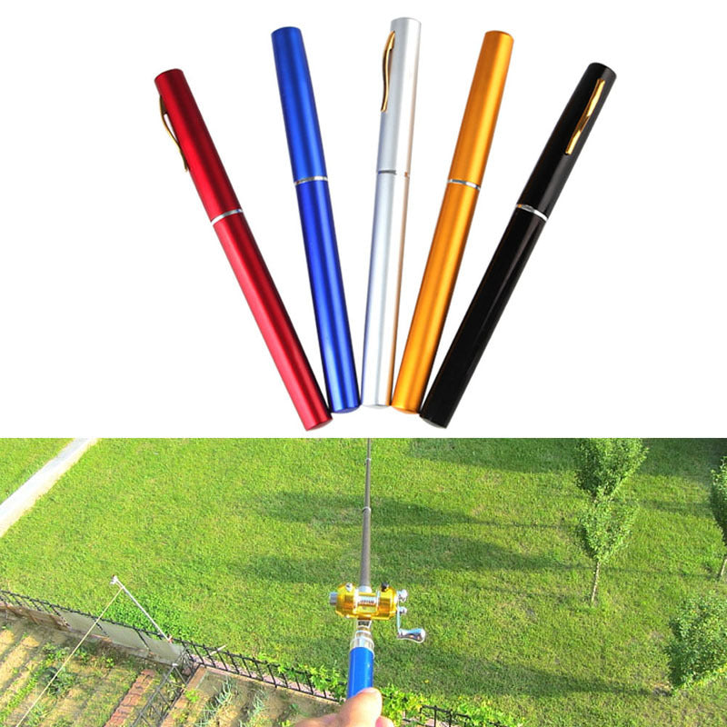 1 Meter Außenhandel Mini Angelrute, grenzüberschreitende Amazon WISH tragbare Stift Angelrute Angelrute A