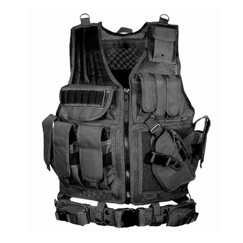 Taktische Weste Militär Kampf Armee Panzerwesten Molle Airsoft Plate Carrier Swat Weste Outdoor Jagd Angeln CS Trainingsweste
