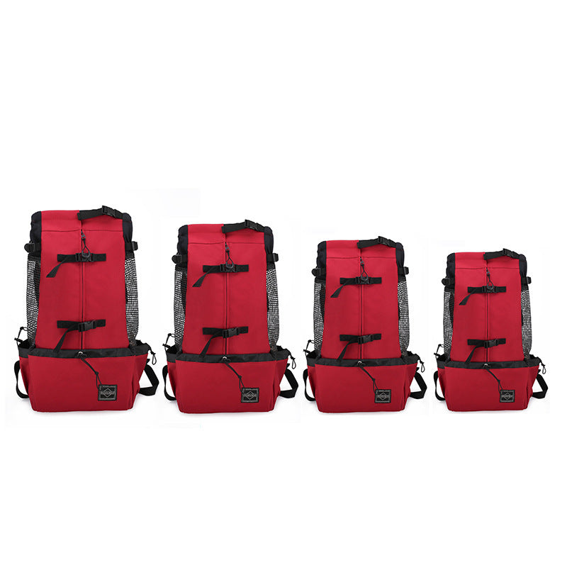 Pet Dog Carrier Bag Carrier For Dogs Backpack Out Double Shoulder Portable Travel Backpack Outdoor Dog Carrier Bag Travel - X2-Shopping
