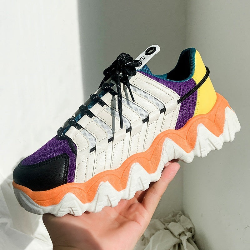 High-Explosive Trendy Shoes, Big Wave Bottom Old Shoes