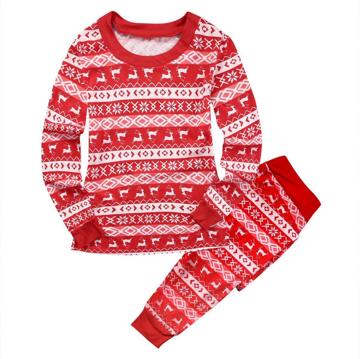 Christmas Parent-child Printed Loungewear Pajamas Set - X2-Shopping