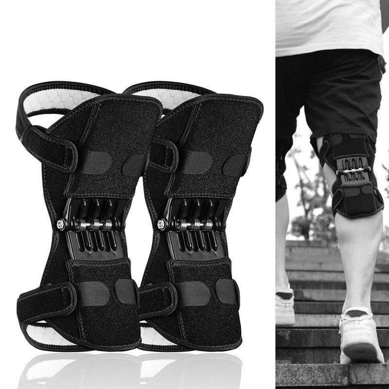 Hochwertige Knieorthese Patella Booster Spring Knieorthese Unterstützung für Bergsteigen Squat Sports Knee Booster