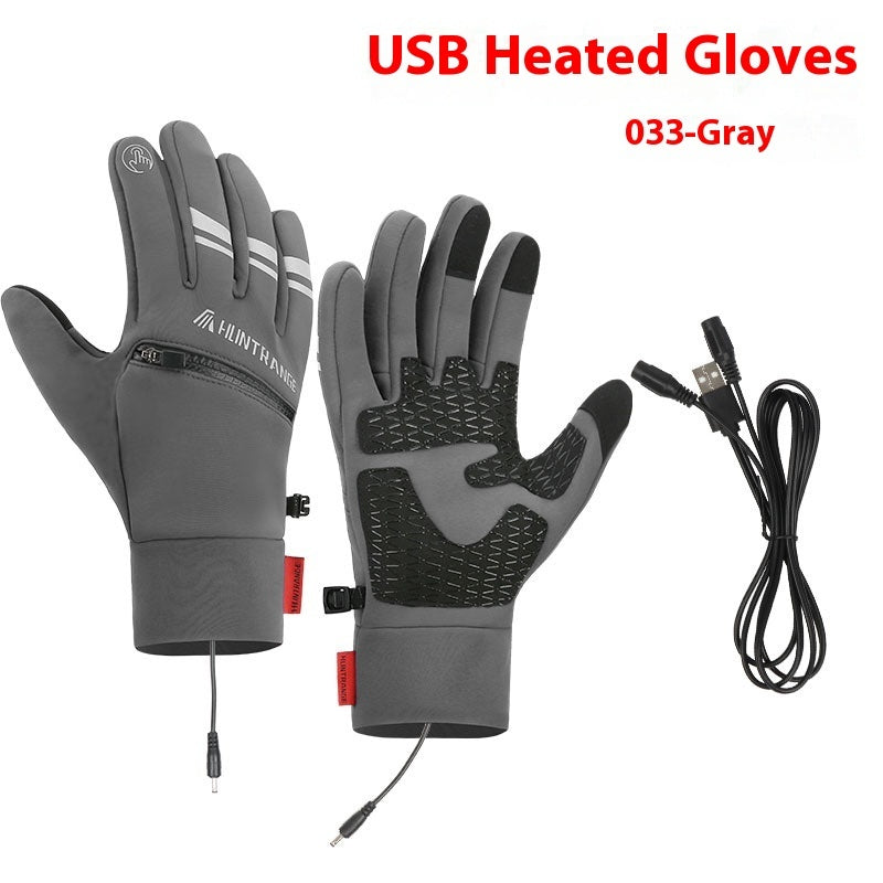 USB Elektrische Heizung Heizung Handschuhe Winter Im Freien Sport Skifahren Warme