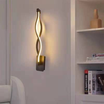 مصباح حائط LED لغرفة النوم بتصميم بسيط على الطراز الاسكندنافي
