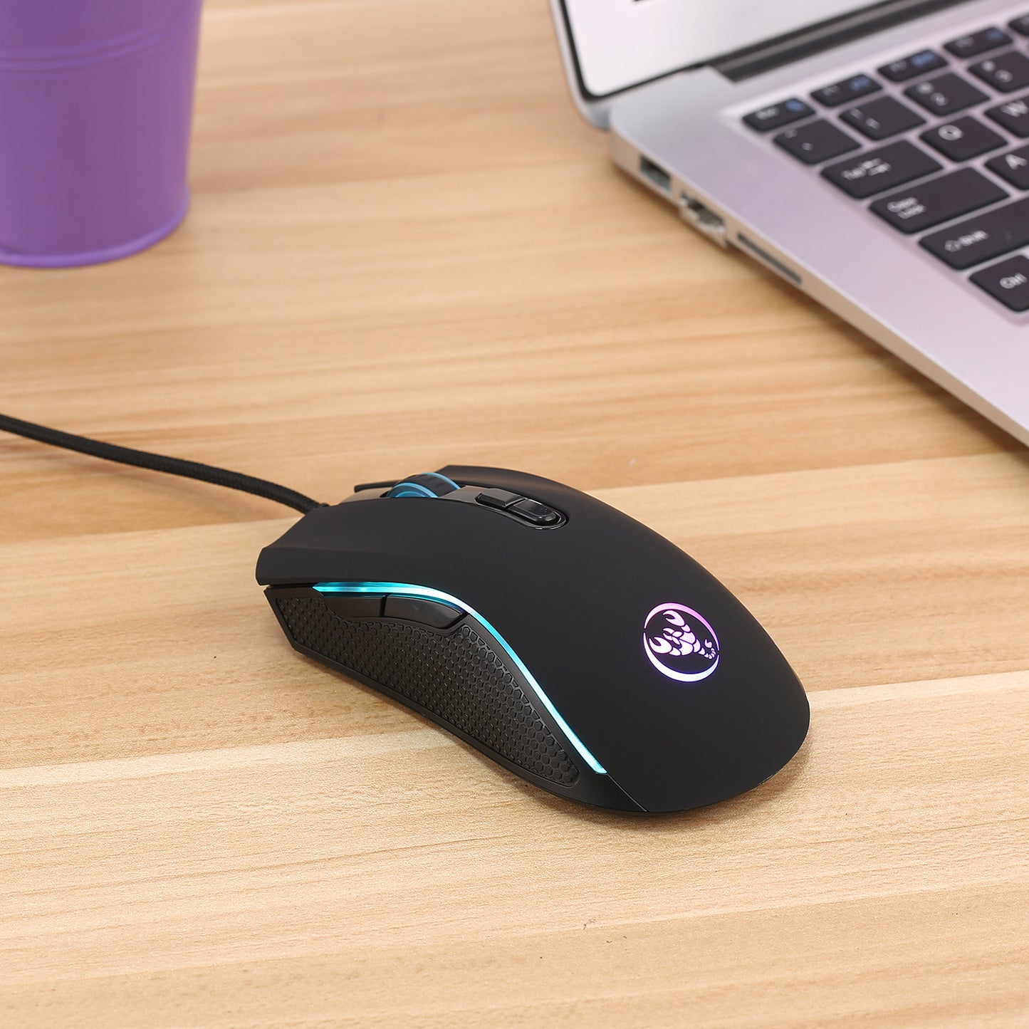 Gaming USB Leuchtende Kabeltastatur Schwebender Manipulator