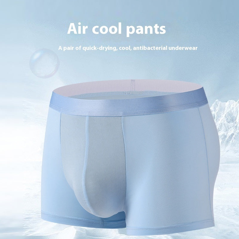 Sommer Ice Silk Unterwäsche Herren Dünn Atmungsaktiv Schnelltrocknend