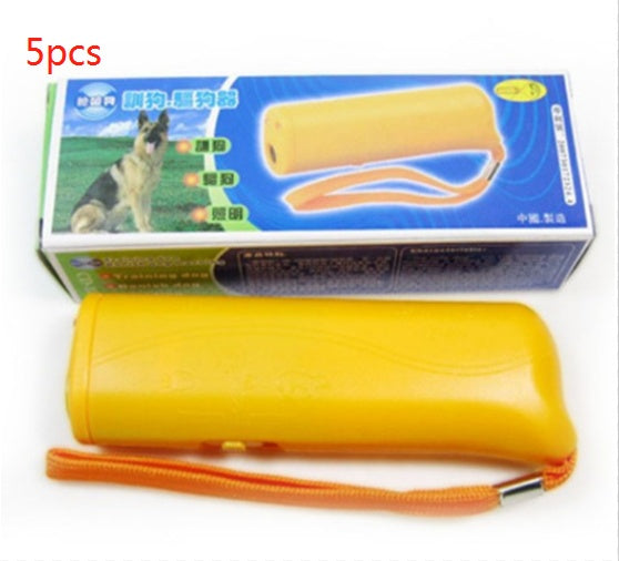 3-in-1 Anti Barking Dog Training Device Ultrasonic Dog Training Repeller LED Flashlight - X2-Shopping