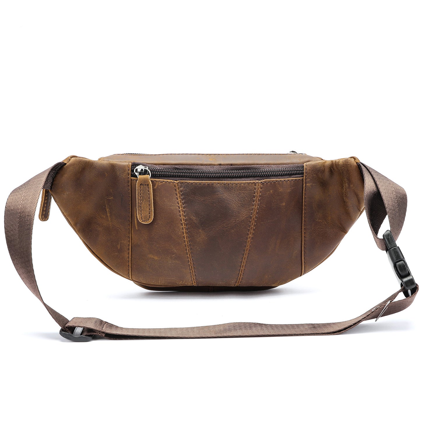 Retro Casual Herren Leder Gürteltasche
