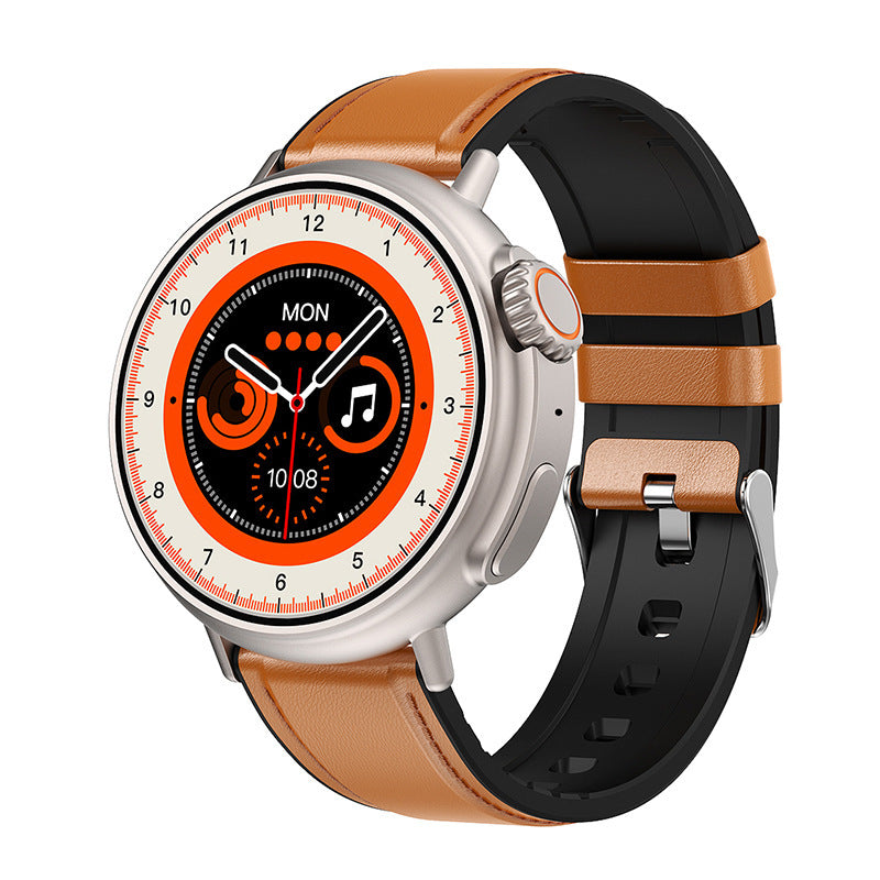 Neue K9 Smart Watch 1.39 Runder Bildschirm-Encoder True Screw Clip Kabelloses Laden NFC Offline- und Zahlungsfunktion