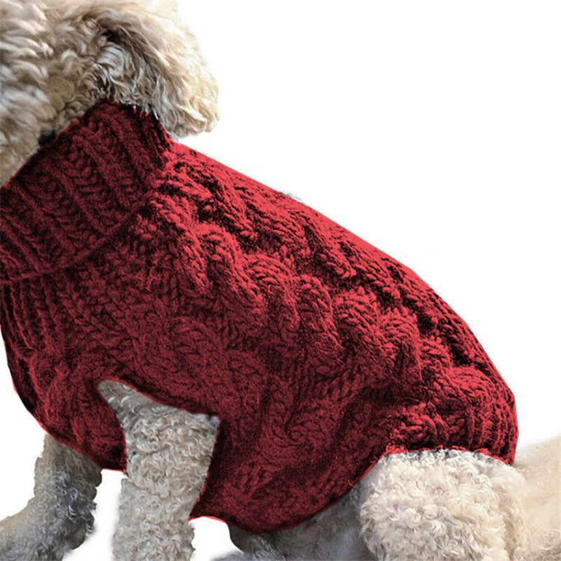 New Pet Sweater Dog Clothes Pet Supplier Winter Warm Clothing - X2-Shopping