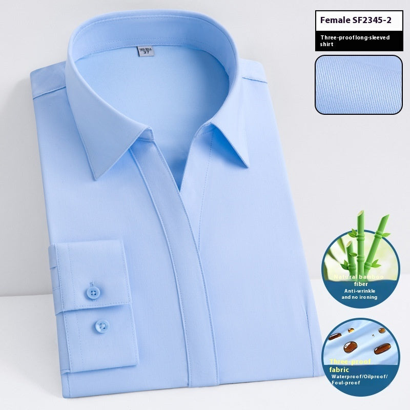 Men's Short Sleeves Are Waterproof, Oil Resistant And Stain Resistant