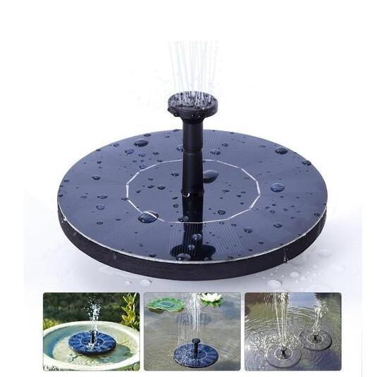 Solar-Wasser-Quecksilber-Garten-Miniatur-Schwimmbrunnen