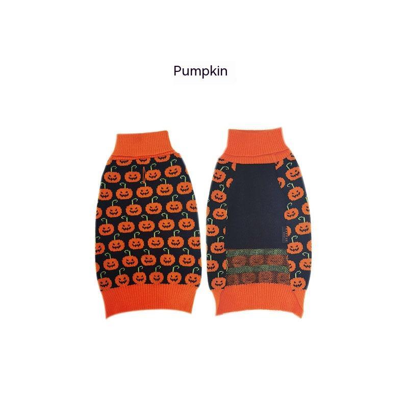 Halloween Dog Sweaters Pet Costume Teddy Warm Leisure Sweater Cosplay Clothes For Dogs Pets Outfits - X2-Shopping