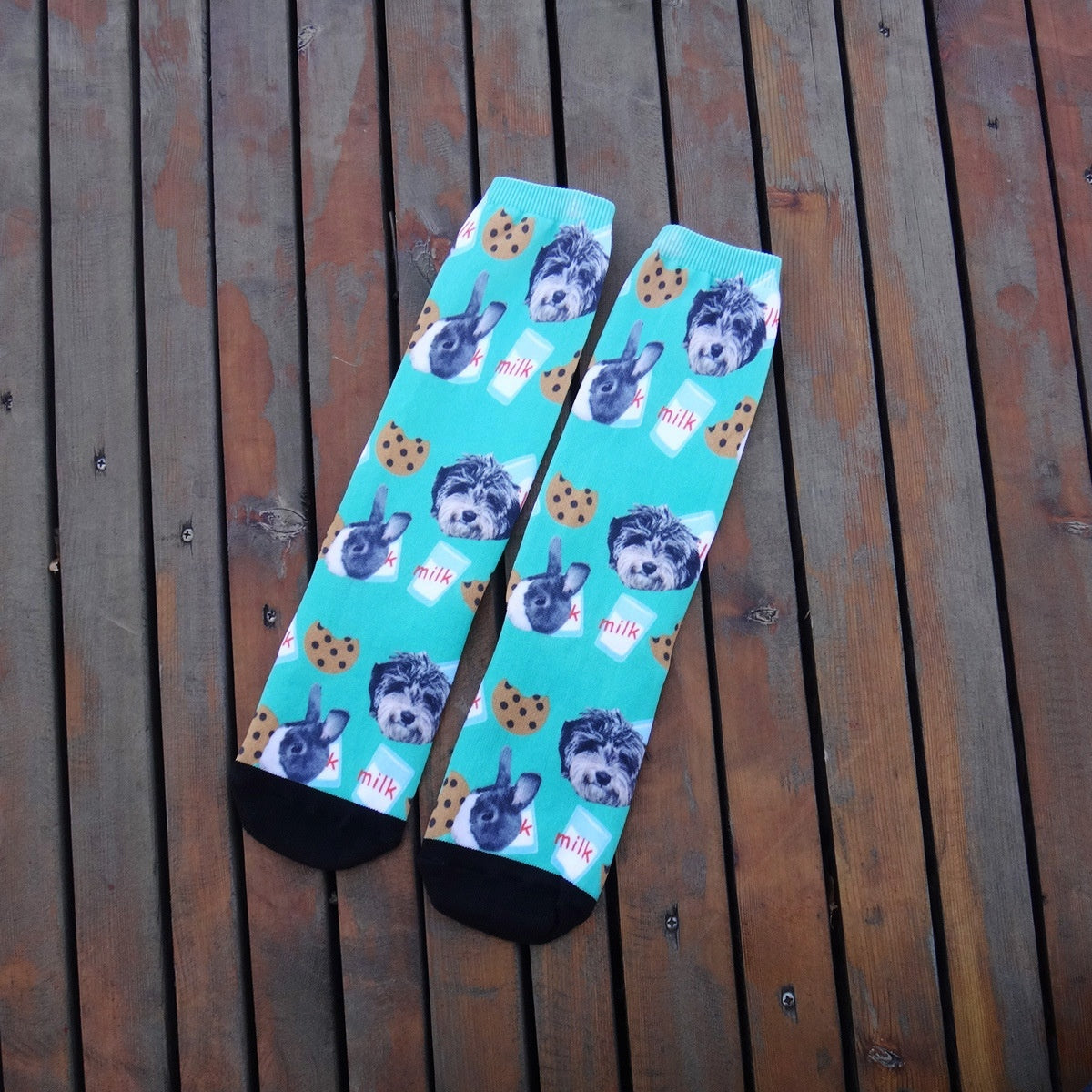 Cartoon Pet Head Face Socks - X2-Shopping