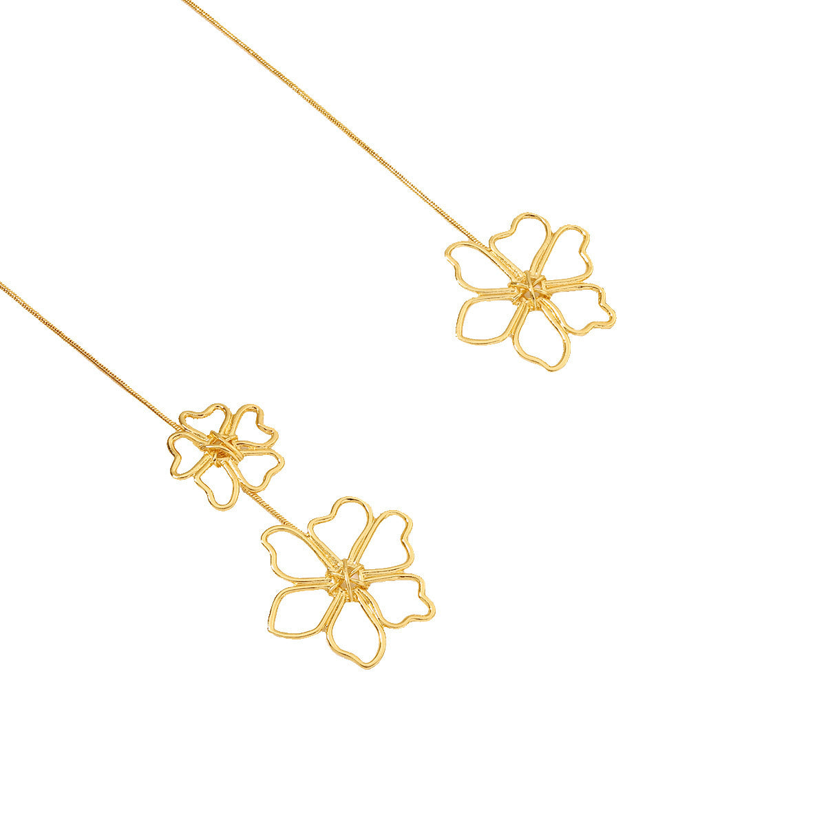 Retro Personalized Fashion Creative Alloy Flower Necklace