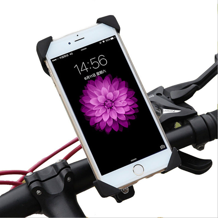 Fahrrad-Handyhalter mit festem Rahmen, Mountainbike-Zubehör, Reitausrüstung, elektrisches Motorrad, Handy-Navigationshalterung