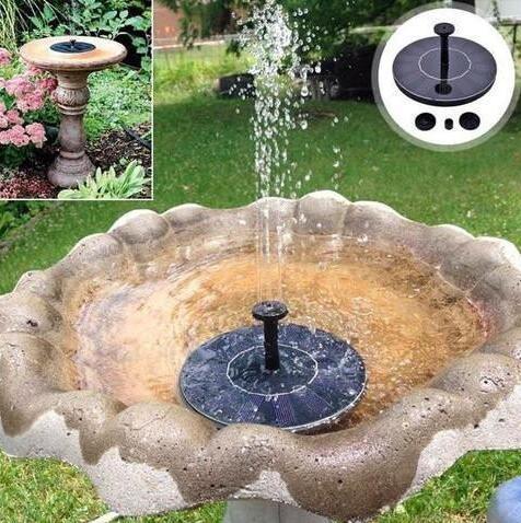 Solar-Wasser-Quecksilber-Garten-Miniatur-Schwimmbrunnen