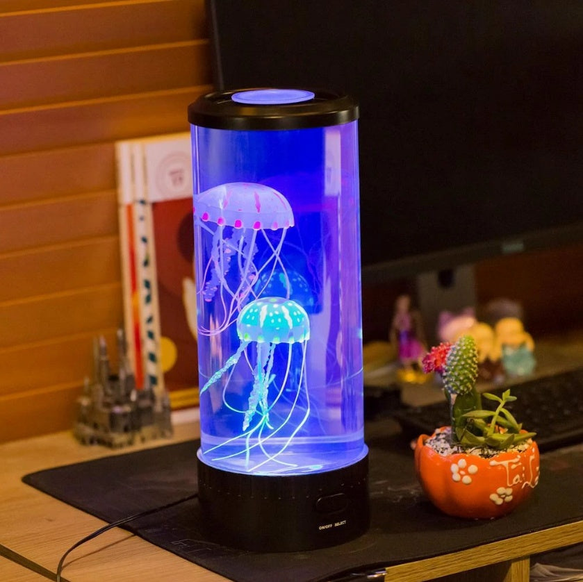 LED Quallen Aquarium Lampe Nachtlicht USB Powered