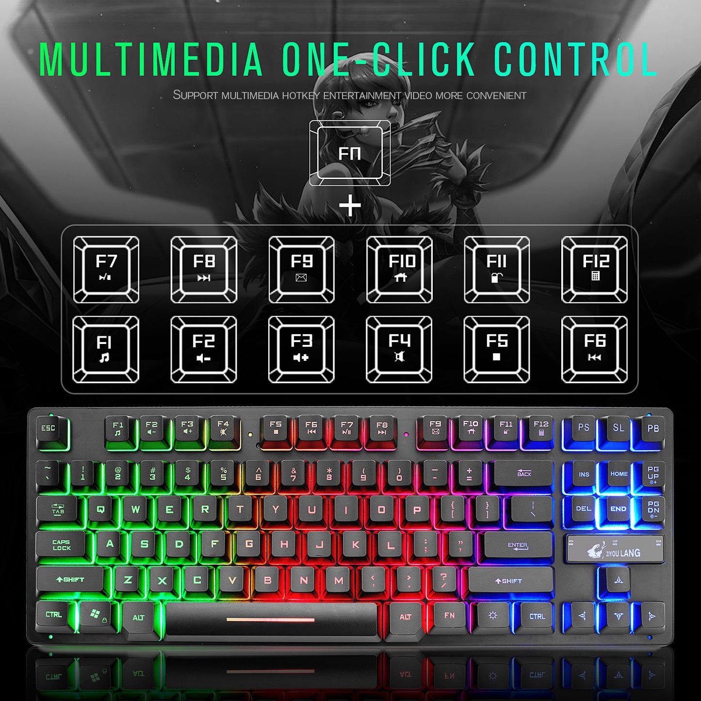 Elektronische Spiele Mechanische Tastatur Notebook Tastatur