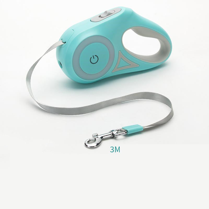 Dog Leash Retractable Leash And Dog Collar Spotlight Automatic Pet Dog Cat Traction Rope For Small Medium Dogs Pet Product - X2-Shopping