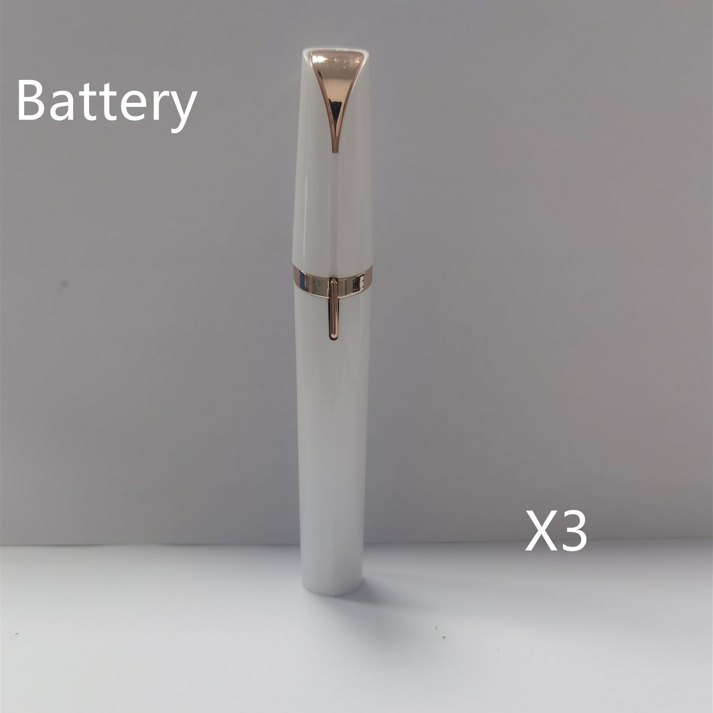 Mini Elektrischer Augenbrauentrimmer Lippenstift Augenbrauen Stift Haarentferner Schmerzloser Rasierer Epilierer mit LED-Licht