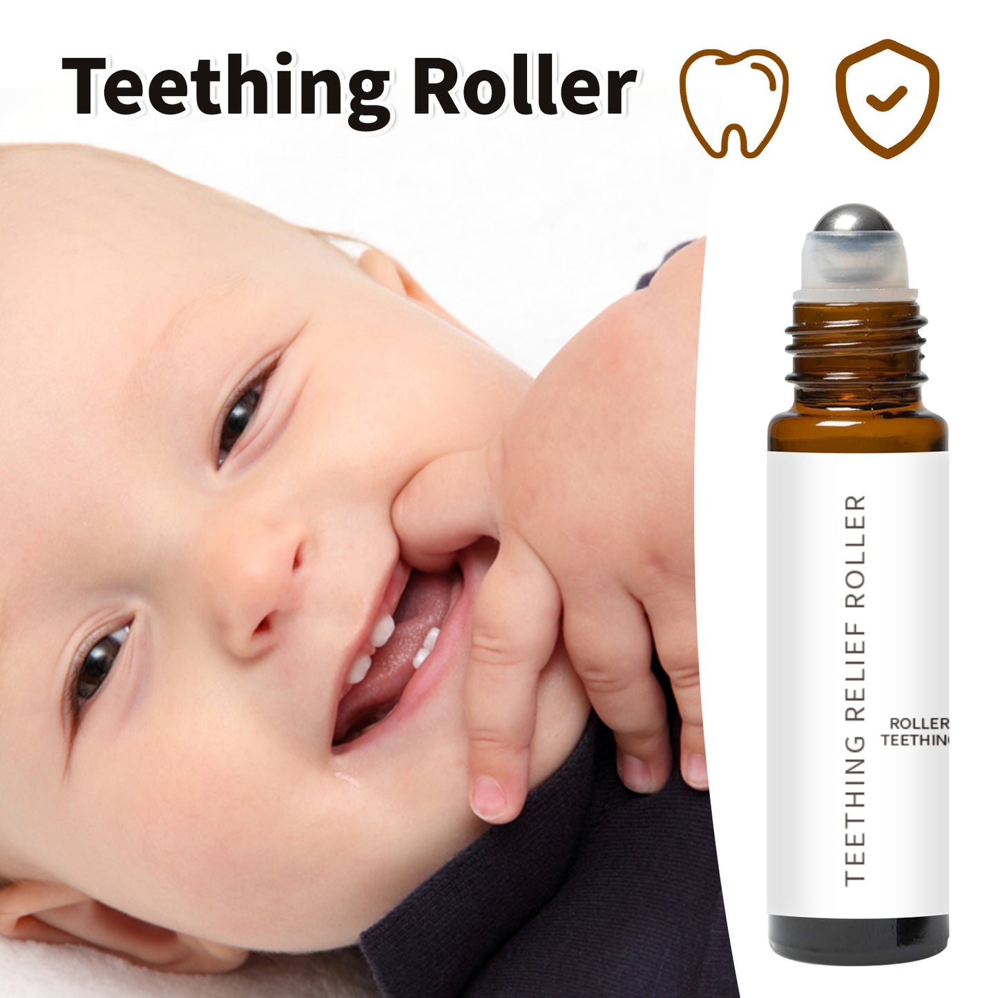 Baby Lindert Zahnungsschmerzen BabyTeethingOil Roller10ml
