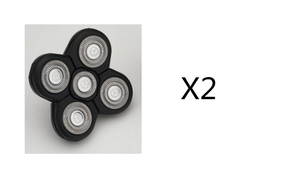5-in-1-Multifunktions-Elektrorasierer mit 5 Klingen für Männer, rasierter Kopf, wiederaufladbare Rasiermaschine, Bart- und Nasenhaarschneider