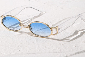 Retro Small Frame Sunglasses For Women